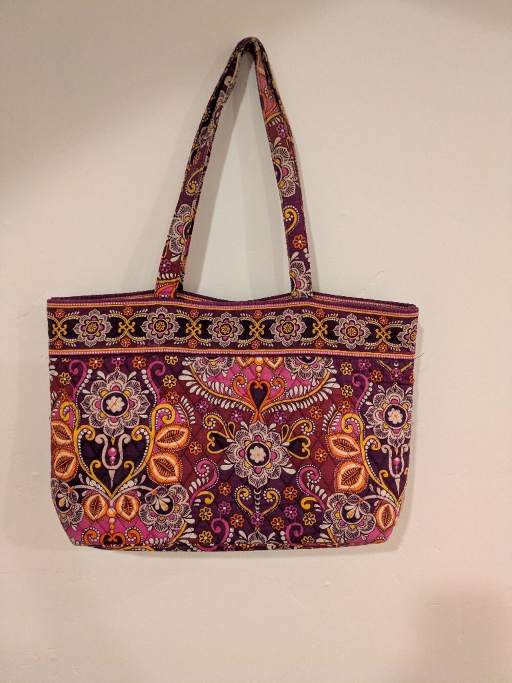 Vera Bradly quilted tote